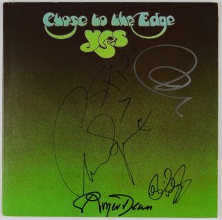 Yes Jsa Signed Autograph Album Record Vinyl Chris Squire Close To The Edge