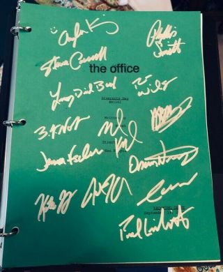 The Office " Diversity Day " Studio Script Signed By Steve Carell,  13