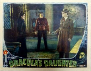 Universal Horror Draculas Daughter Vintage Us Lobby Card No Bela Lugosi