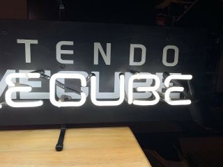Nintendo Gamecube Neon Store Sign Vintage 12
