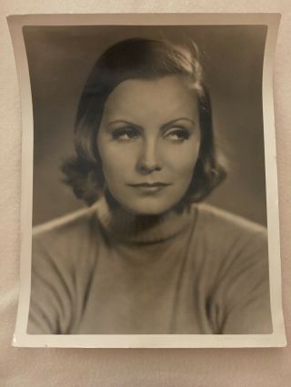 Greta Garbo Rare Vintage Actress Portrait Photo By Clarence Sinclair Bull