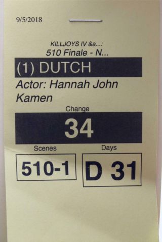 Killjoys Dutch Hannah John - Kamen Screen Worn Vest Skort & Gloves Ep 509 - 510 10