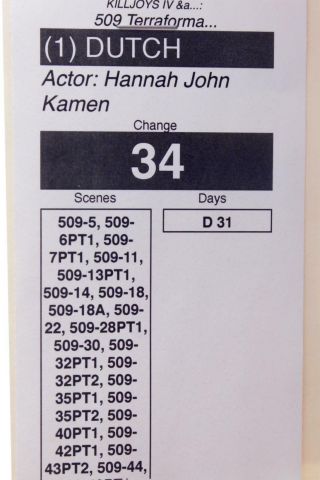 Killjoys Dutch Hannah John - Kamen Screen Worn Vest Skort & Gloves Ep 509 - 510 9