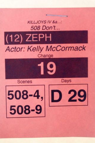 Killjoys Zeph Kelly McCormack Screen Worn Shirt Set Ep 506 - 510 12