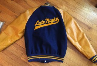 1980s Late Night With David Letterman Crew Jacket.