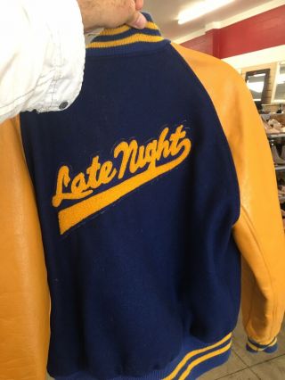 1980S Late Night With David Letterman Crew Jacket. 2
