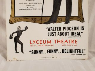 Lyceum Theatre Broadway Stage Play Window Card WC Happiest Millionaire 4