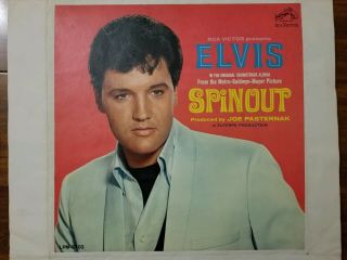 ELVIS PRESLEY Spinout Album RCA POSTER AD Record Stores ORIG 1966 LPM - 3702 3