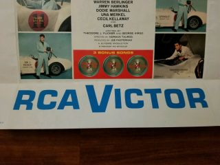 ELVIS PRESLEY Spinout Album RCA POSTER AD Record Stores ORIG 1966 LPM - 3702 5