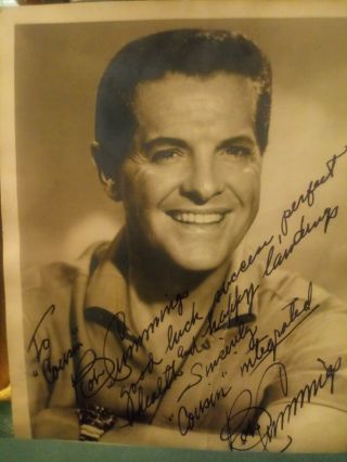 Picture Of The Actor Bob Cummings Given To My Father Bob Cummings Who To. 3