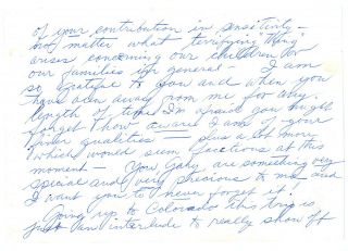 RARE LUCILLE BALL 1978 PERSONAL 5 PAGE LOVE LETTER TO GARY MORTON HANDWRITTEN 3