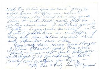 RARE LUCILLE BALL 1978 PERSONAL 5 PAGE LOVE LETTER TO GARY MORTON HANDWRITTEN 6