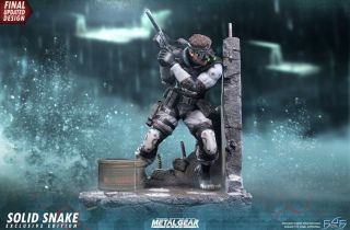 Solid Snake Statue - Exclusive Edition By First 4 Figures (metal Gear Solid)