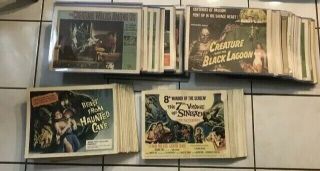 Set of 7 Lobby Cards 1954.  Creature From The Black Lagoon & 2 B/W photo Monster 11