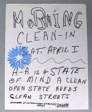 1967 San Francisco Diggers Handbill,  Morning - In