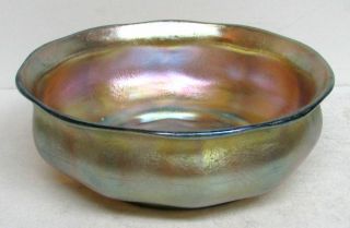 L.  C.  Tiffany Favrile Iridescent 6 Inch Bowl