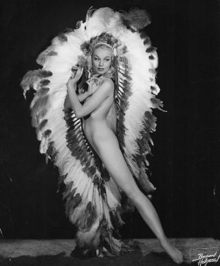 Sexy Burlesque Stripper Lili St Cyr ' 50s Bernard of Hollywood Pin - Up Photograph 2