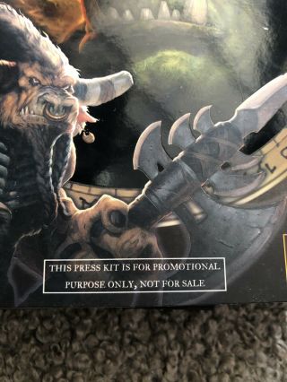 World of Warcraft Classic - Press Kit Promotional Limited Edition 2