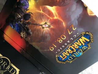 World of Warcraft Classic - Press Kit Promotional Limited Edition 6