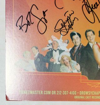 DROWSY CHAPERONE Cast Danny Burstein,  Beth Leavel,  Bob Saget Signed Poster 8