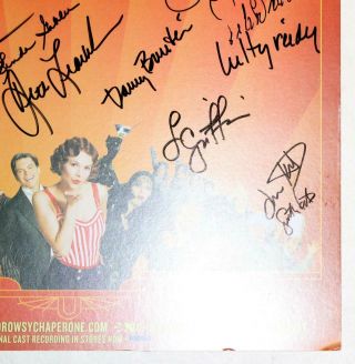 DROWSY CHAPERONE Cast Danny Burstein,  Beth Leavel,  Bob Saget Signed Poster 9