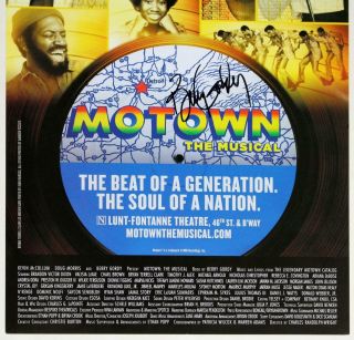 Berry Gordy Signed Broadway MOTOWN Poster RARE 4