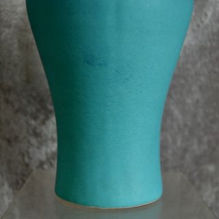 Rare Van Briggle Pottery 10” “Despondency” Vase,  Turquoise,  Circa 1940 9