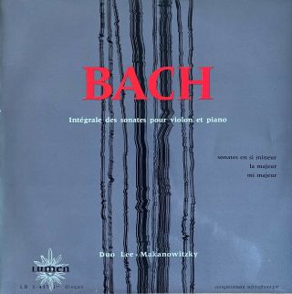 Ultra Rare Classic Lp Lee Makanowitzky Bach Cello Piano France Lumen Ld 3 - 437