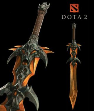 Weta Dota 2 Demon Edge Sword 1:1 Scale Life - Size Sword Statue Figure No Sideshow