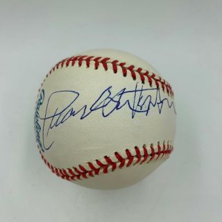 Rare Charlton Heston Single Signed American League Baseball With Jsa