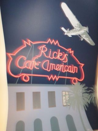 Silk Screen Poster Casablanca 1982 Ricks Cafe American King Posters