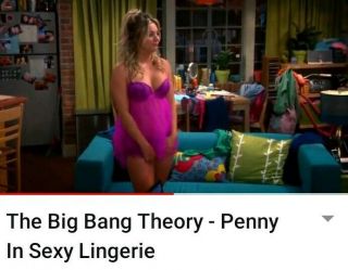 Kaley Cuoco/the Big Bang Theory/wardrobe Screen Worn Lingerie