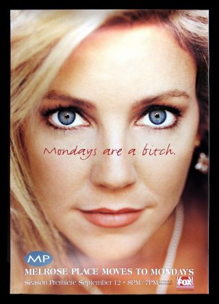 Melrose Place Cinemasterpieces Poster Heather Locklear Mondays Are A Bitch