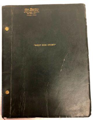 West Side Story - 1957 Rough Draft Screenplay - Collector Memorabilia