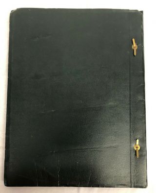 West Side Story - 1957 Rough Draft Screenplay - Collector Memorabilia 2