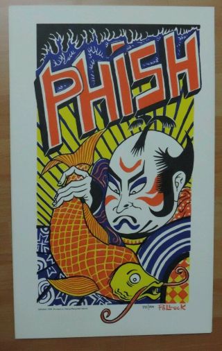 Phish Poster - Pollock Kabuki 1999 Jim Pollock - Number 772/1500