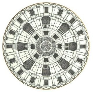 Piero Fornasetti For Rosenthal Palladiana Charger Cabinet Plate