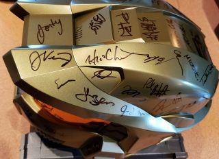 Halo 3 Bungie Staff Autographed Signed Master Chief Display Helmet (With Case) 4