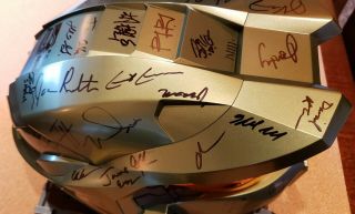 Halo 3 Bungie Staff Autographed Signed Master Chief Display Helmet (With Case) 5