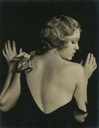 Large Format 1930s Dorothy Dix Hollywood Regency Glamour Photograph 2