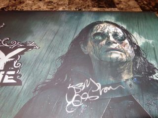 Ozzy Osbourne Rare Autographed Signed Black Rain Promo Poster Black Sabbath