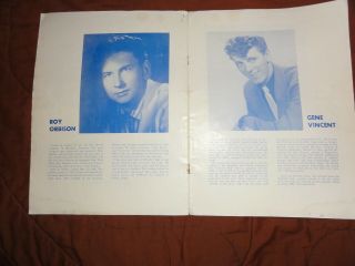 Rock - A - Billy,  Country Music Souvenir Program,  1950s,  autographs,  Carl Perkins 5