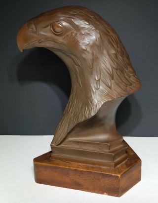 Large Meissen Stoneware Bottger Eagle Figurine by Paul Walther c 1924 - 33 4