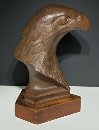 Large Meissen Stoneware Bottger Eagle Figurine by Paul Walther c 1924 - 33 6