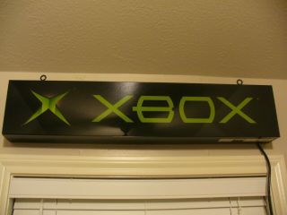 XBOX lighted sign X - Box Xbox Vintage Store Display 2