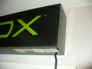 XBOX lighted sign X - Box Xbox Vintage Store Display 5
