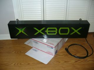 XBOX lighted sign X - Box Xbox Vintage Store Display 8