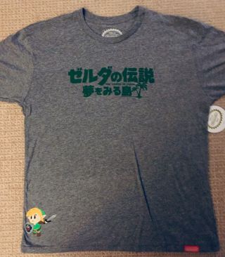 Zelda Limited Edition Link’s Awakening Poster ???/200 & T - shirt Midnight Release 5