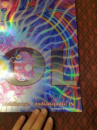 TOOL Indianapolis 11/2/19 Signed Poster,  Artwork by Alex Grey 3