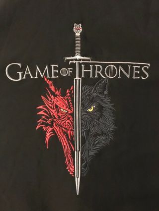 Rare Game Of Thrones Cast/crew/extra Jacket/coat - Straight From The Belfast Set